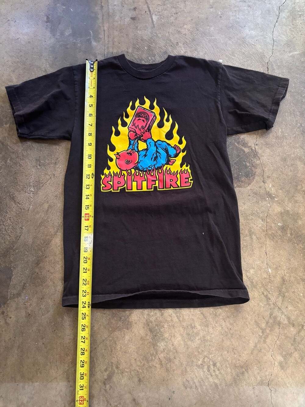 Spitfire Wheels Demonseed Graphic Short Sleeve T-Shirt Black